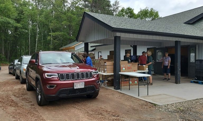 Food Pickup at Northwoods Community Pantry